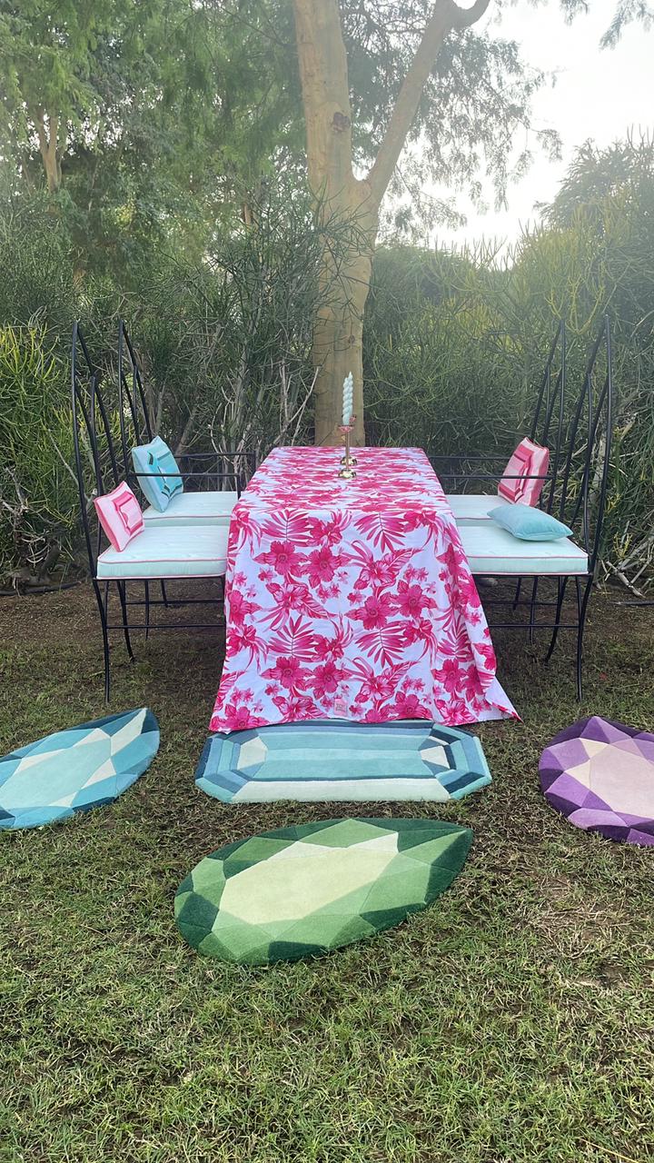 Amethyst Drop Gem Rug - Wear The House