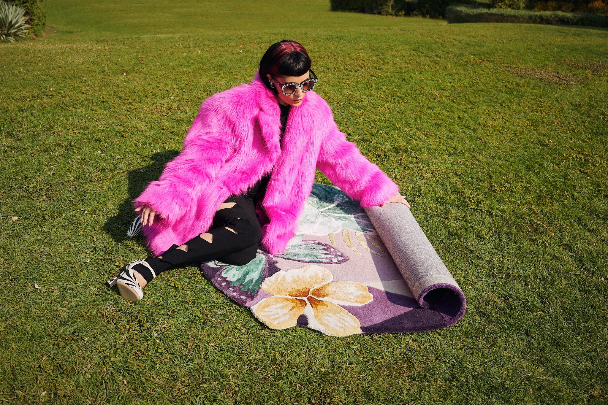 Amethyst Drop ICON Gem Rug - Wear The House