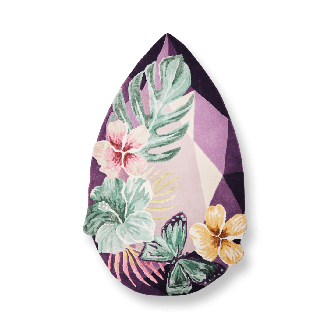 Amethyst Drop ICON Gem Rug - Wear The House