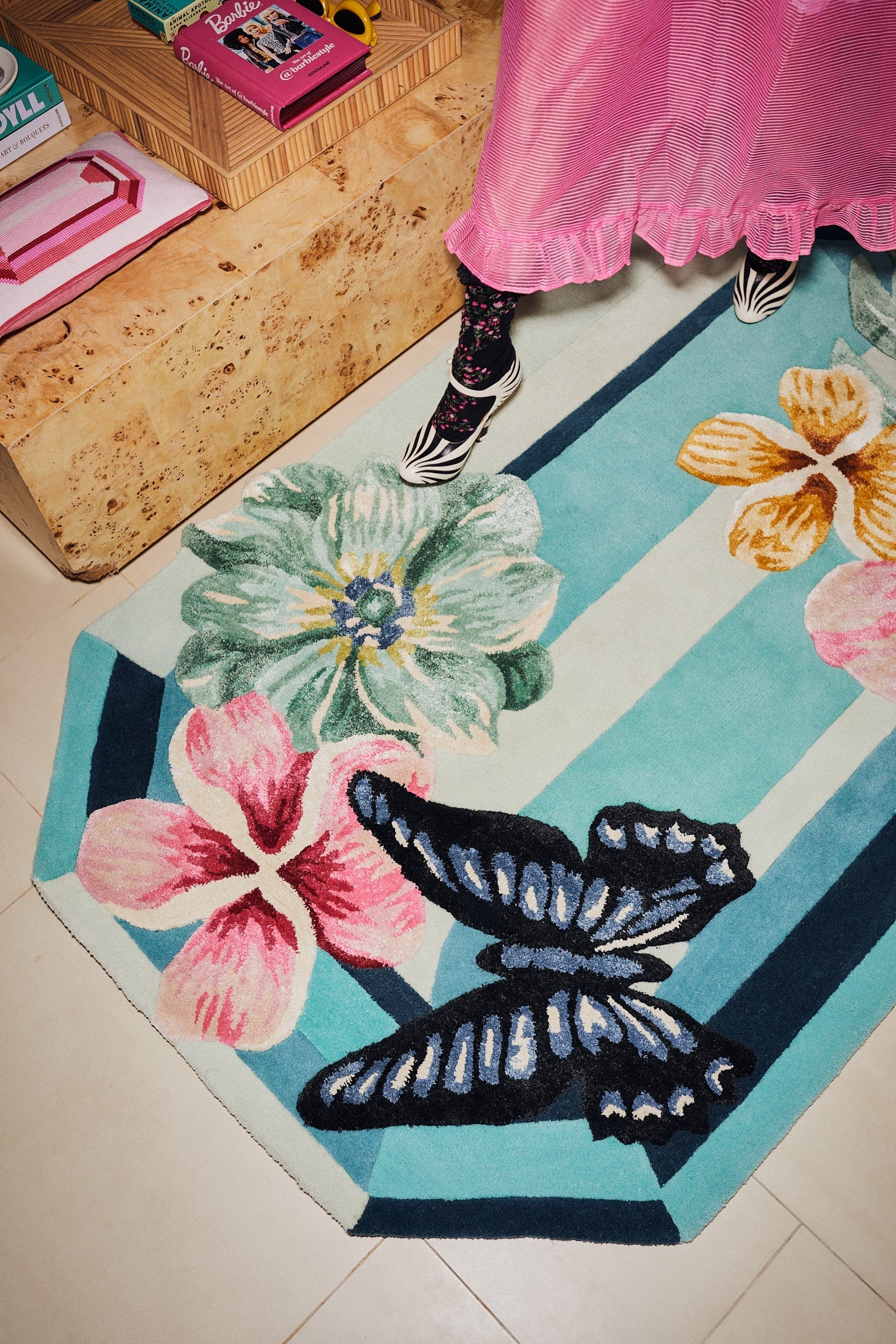 Blue Emerald ICON Gem Rug - Wear The House