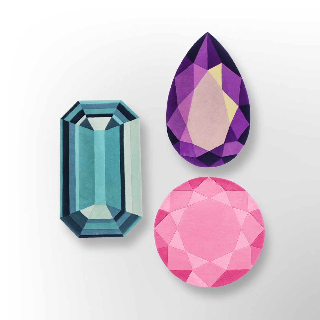 The Gem Cluster Rugs (Set of 3) - Save over 10% - Wear The House
