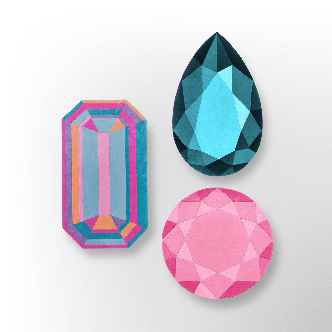 The New Gem Cluster Rugs (Set of 3) - Save over 10% - Wear The House