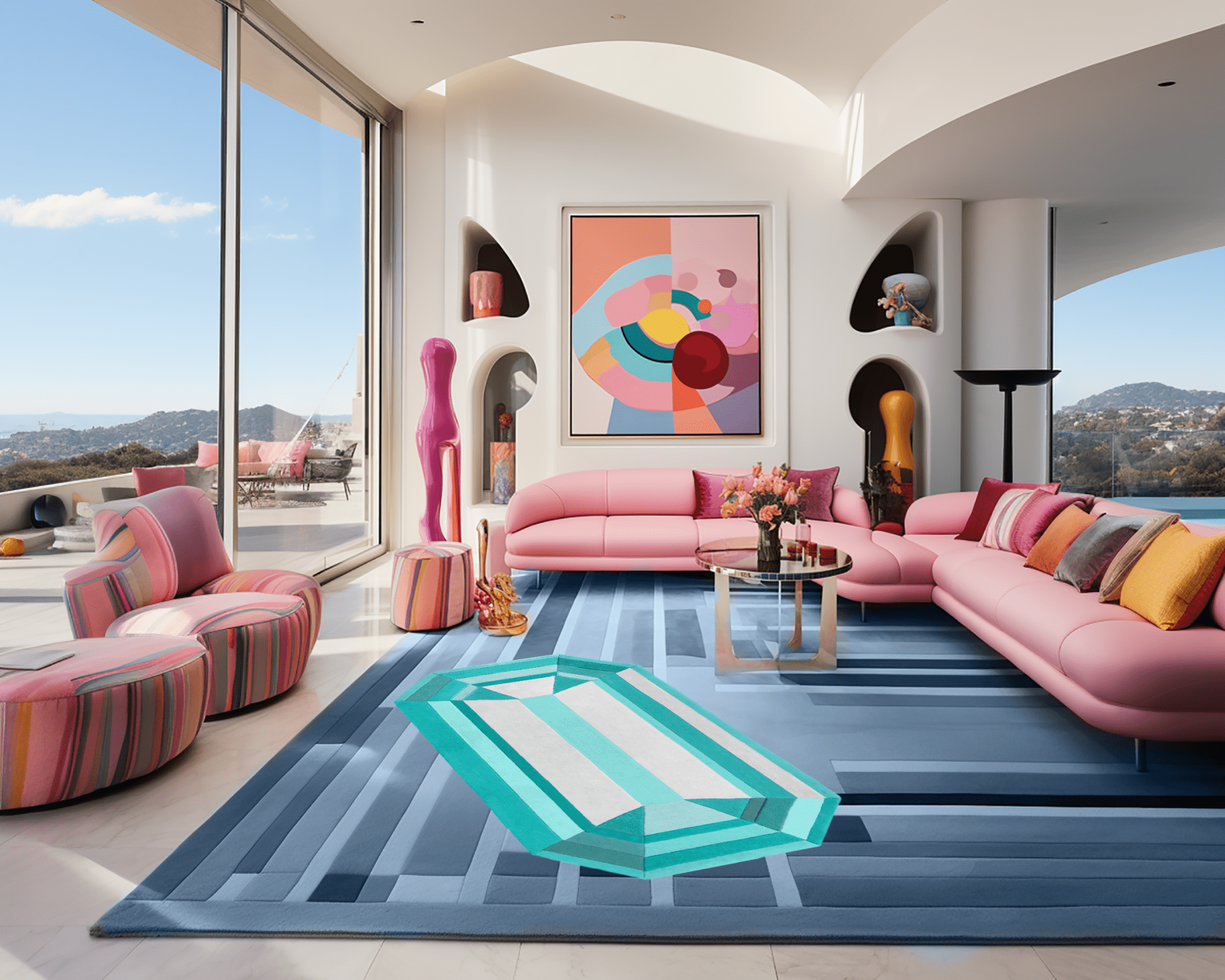 Tia Emerald Gem Rug - Wear The House