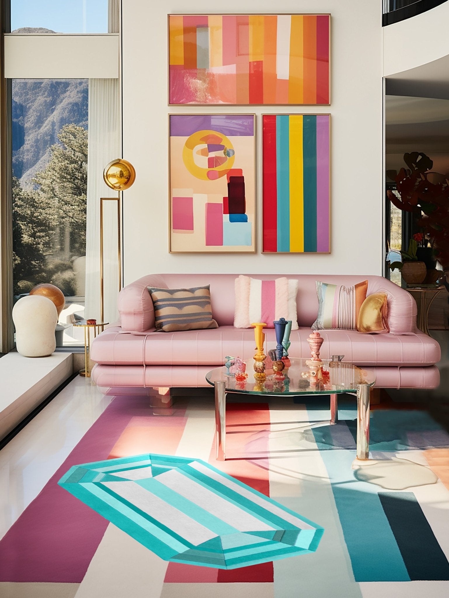 Tia Emerald Gem Rug - Wear The House