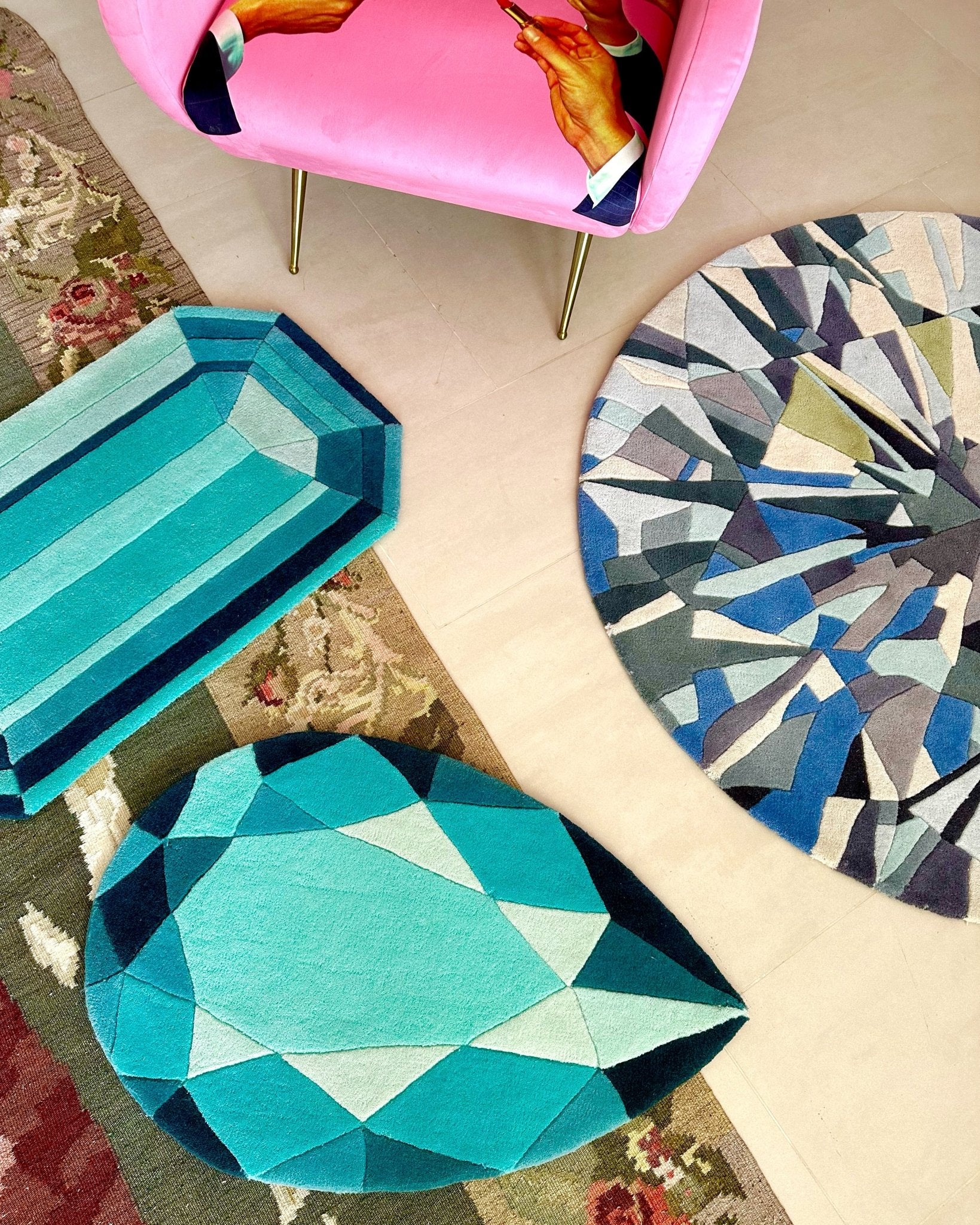 Turquoise Drop Gem - Wear The House