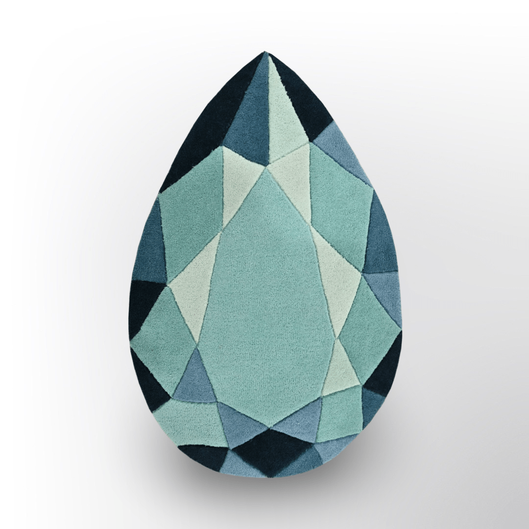 Turquoise Drop Gem - Wear The House