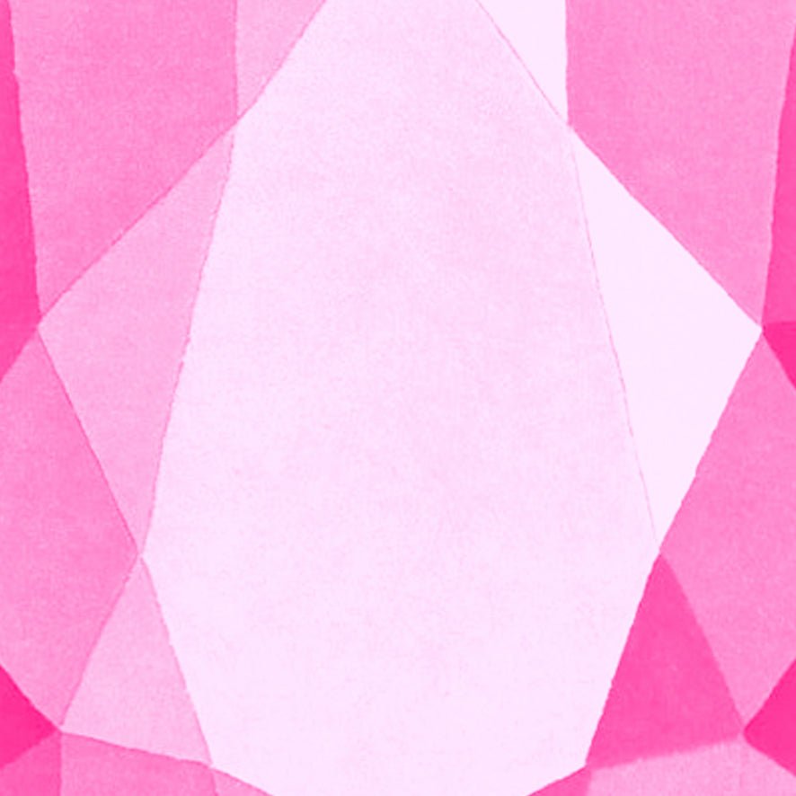 Rose Quartz Drop Gem Rug - Wear The House