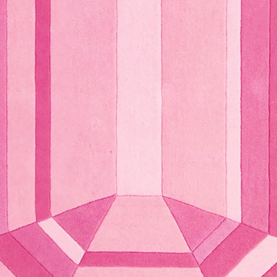 Rose Quartz Emerald Gem Rug - Wear The House