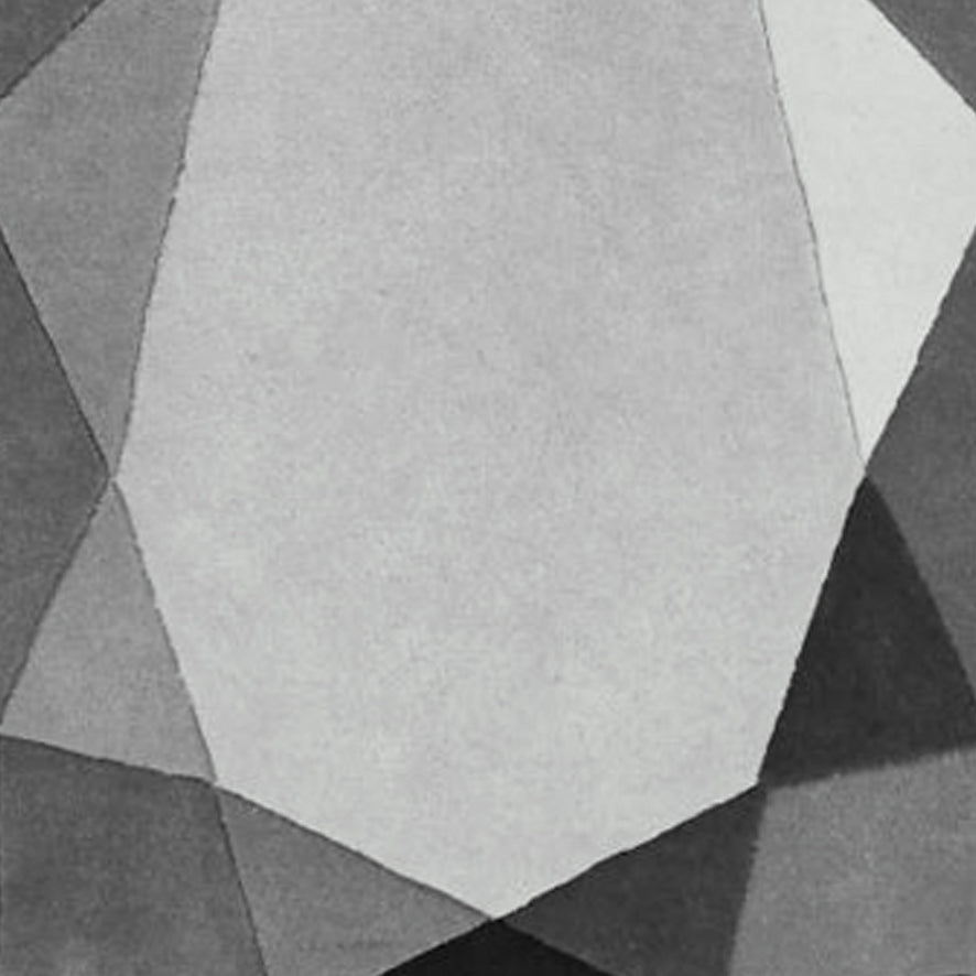 Silver Grey Drop Gem Rug - Wear The House