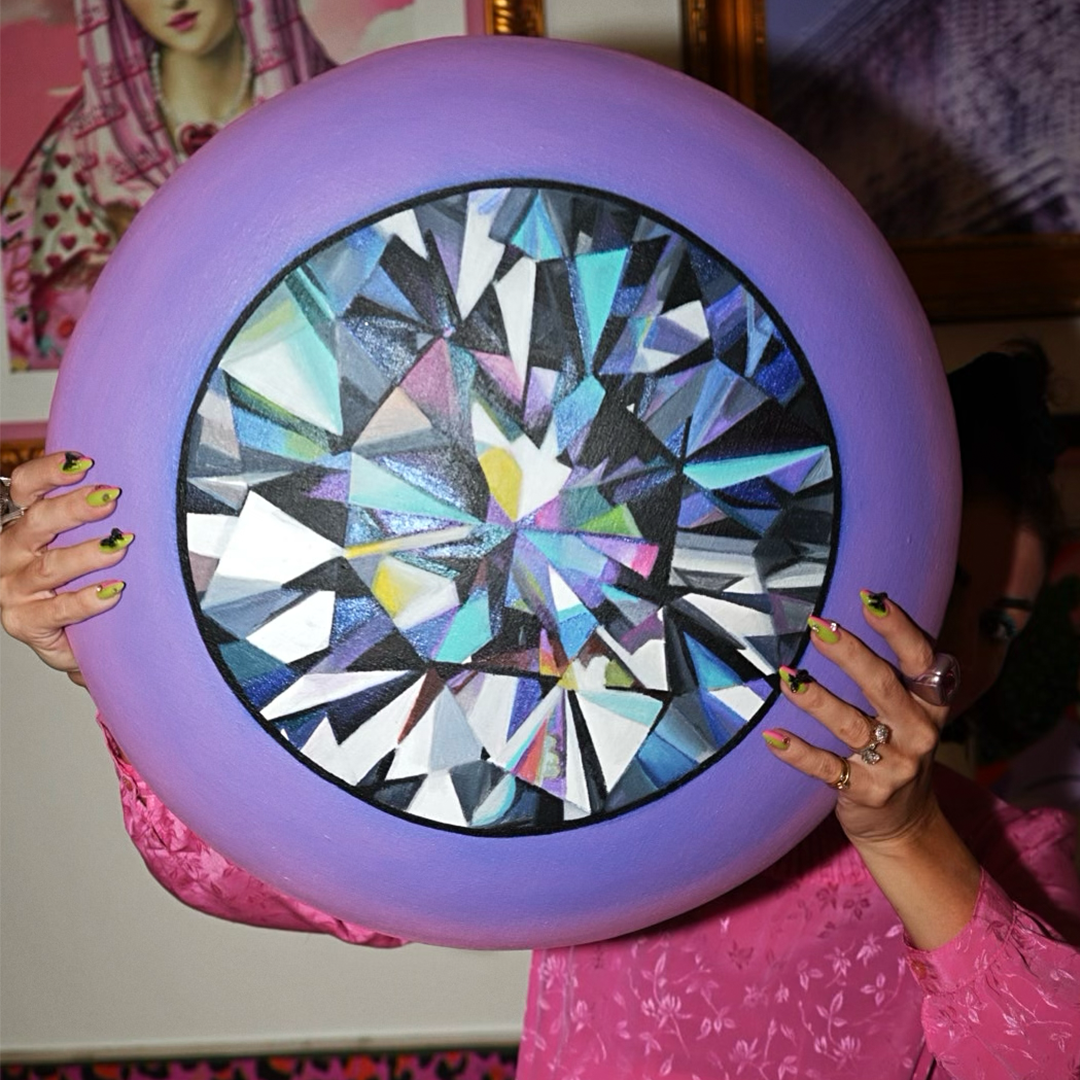 DIAMOND ART POUF