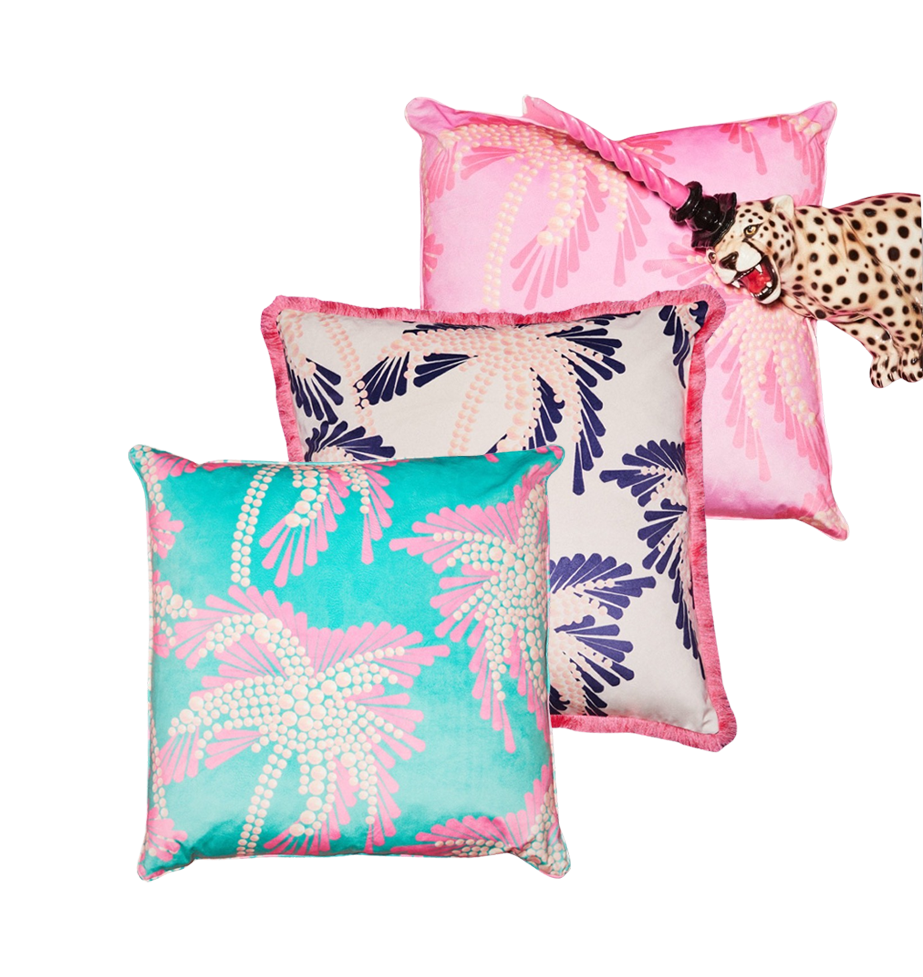 "Tropical Palm Tree" 3 piece pillow bundle - Save over 30% off
