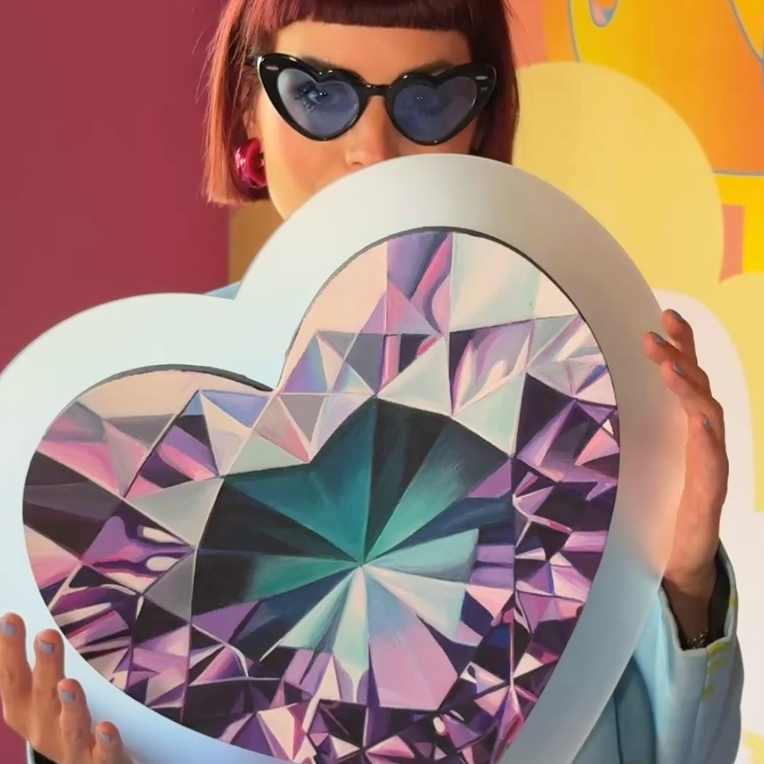 MOONLIGHT  LOVE HEART ARTWORK