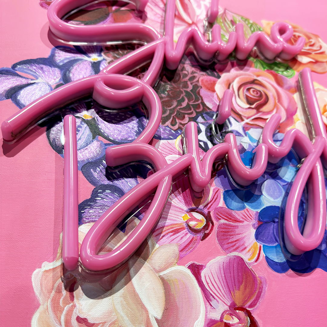 SHINE BRIGHT NEON ARTWORK