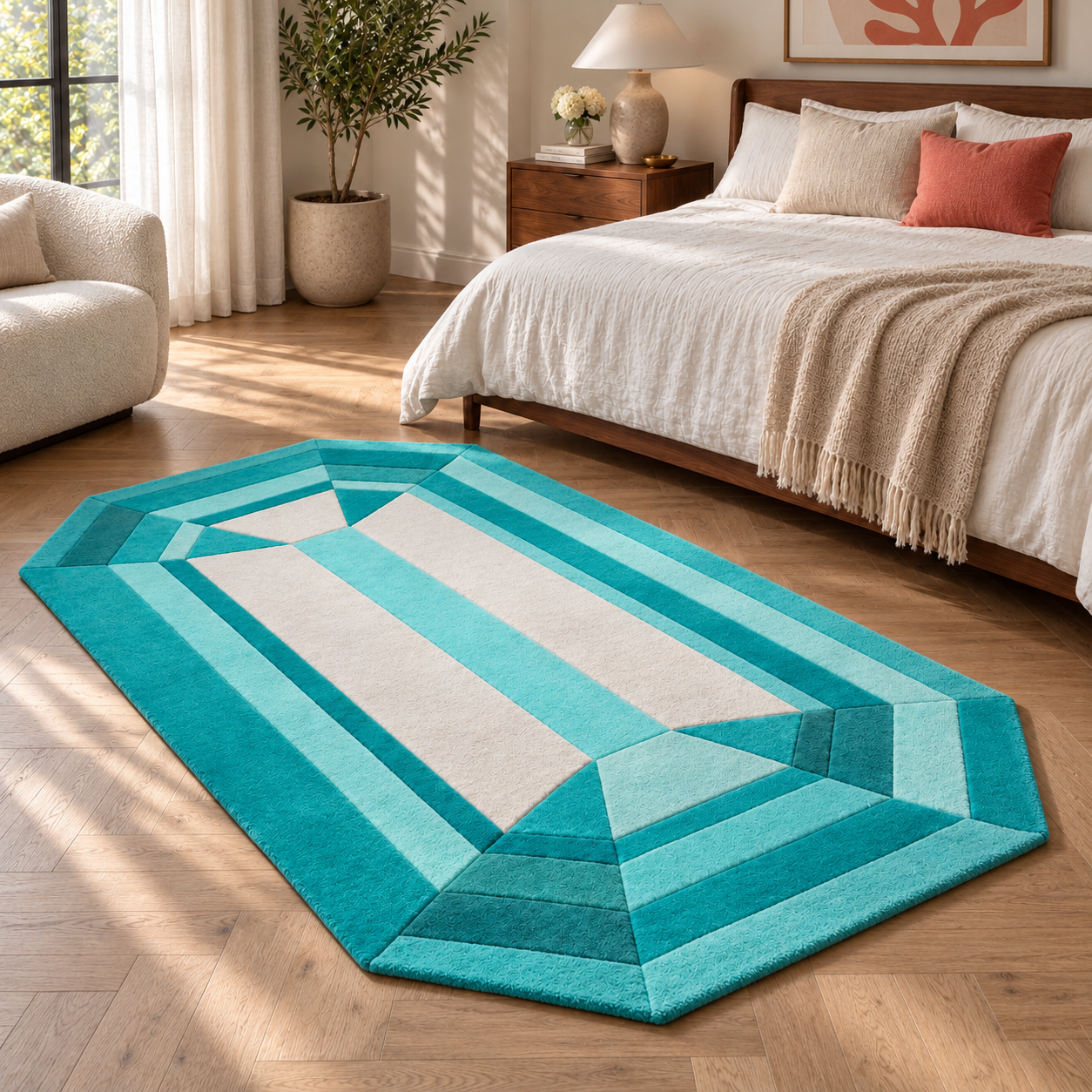 Tia Emerald Gem Rug