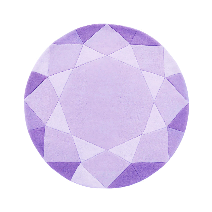 Mini Amethyst Lilac Round Gem